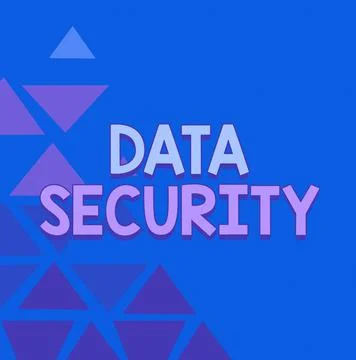 Text showing inspiration Data Security. Business concept Confidentiality Disk イラスト素材