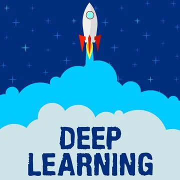 Text showing inspiration Deep Learning. Internet Concept Hierarchical Stock Illustration