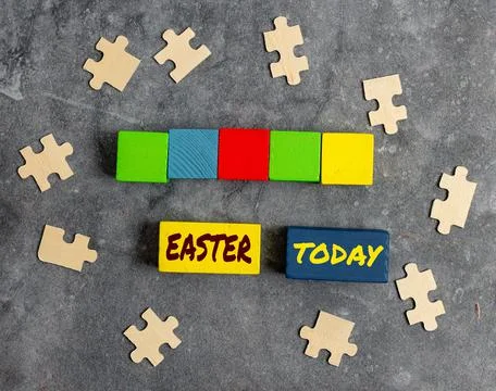 Text showing inspiration Easter. Business idea the most important and oldest Stock Photos