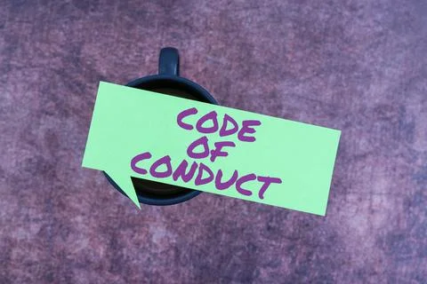 Text showing inspiration Lead By Example, Word for Ethics rules moral codes e Stock Illustration