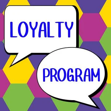 Text showing inspiration Loyalty Program. Business showcase marketing effort Illustrazione stock