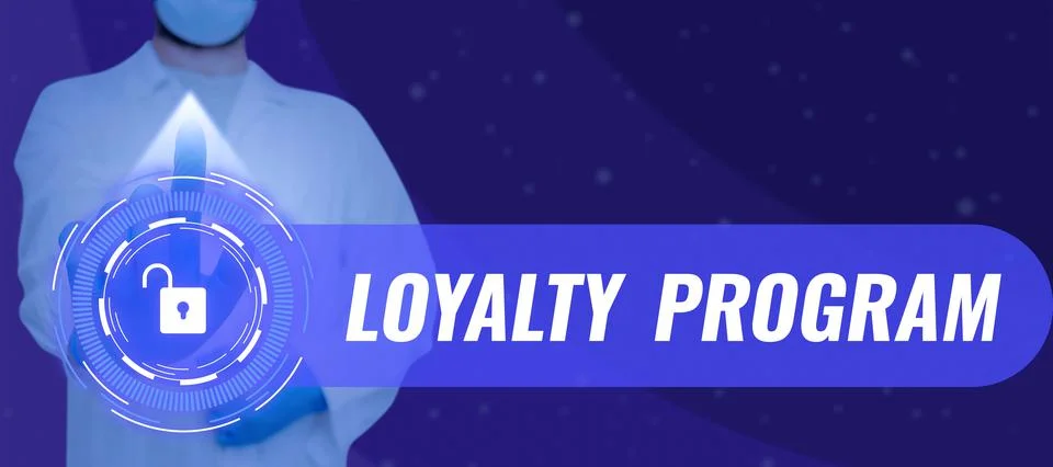 Text showing inspiration Loyalty Program. Business concept marketing effort that Stock Photos