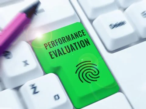 Text showing inspiration Performance Evaluation. Internet Concept the Stock Photos
