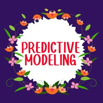Text showing inspiration Predictive Modeling. Business idea maintenance strategy Stock Illustration