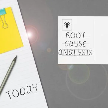 Text showing inspiration Root Cause Analysis. Business concept Method of Problem 스톡 사진