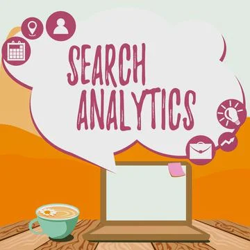 Text showing inspiration Search Analytics. Word for investigate particular 스톡 일러스트