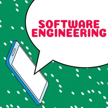 Text showing inspiration Software Engineering. Internet Concept Program Stock Illustration