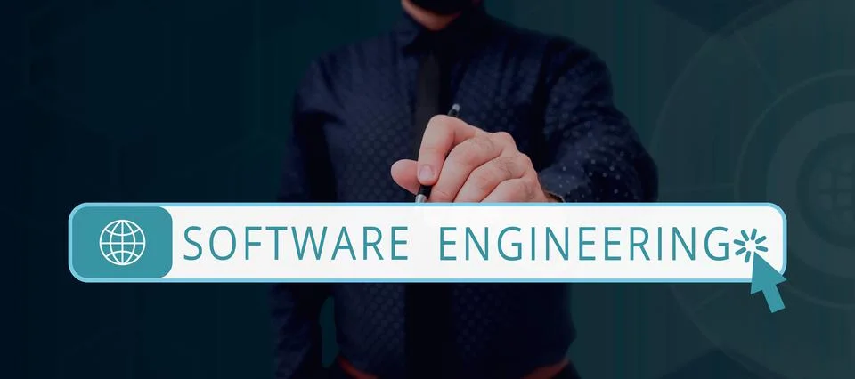 Text showing inspiration Software Engineering. Internet Concept Program Foto stock
