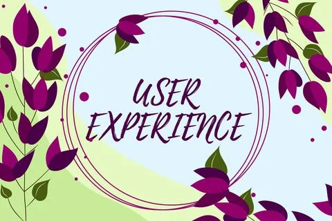 Text showing inspiration User Experience. Business approach using website 스톡 일러스트