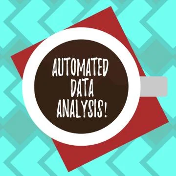 Text sign showing Automated Data Analysis. Conceptual photo Asking someone if イラスト素材