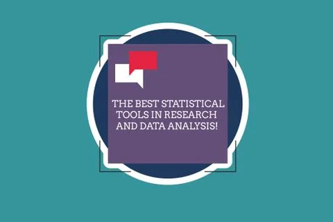 Text sign showing The Best Statistical Tools In Research And Data Analysis Stock Illustration