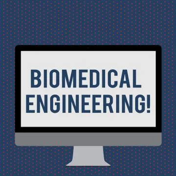 Text sign showing Biomedical Engineering. Conceptual photo advances knowledge Illustrazione stock
