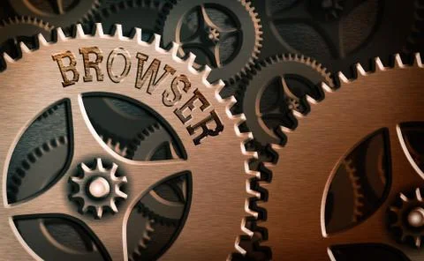 Text sign showing Browser. Conceptual photo Computer program Graphical user Ilustración de archivo