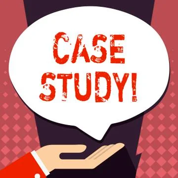 Text sign showing Case Study. Conceptual photo record of research into Stock Illustration