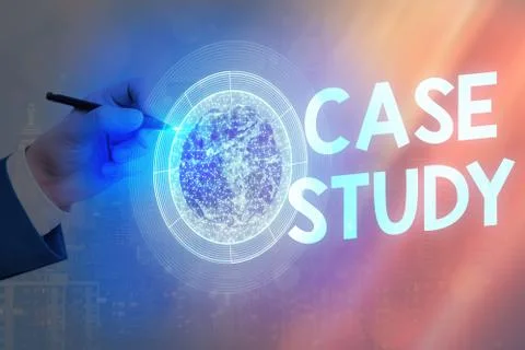 Text sign showing Case Study. Conceptual photo analysis and a specific research 스톡 사진