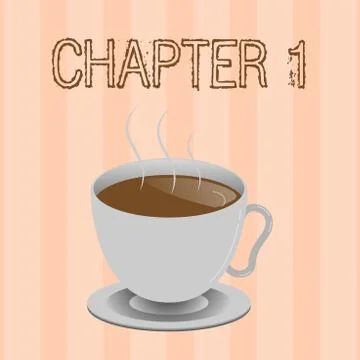 Text sign showing Chapter 1. Conceptual photo Start od book project storytelling Stock Illustration
