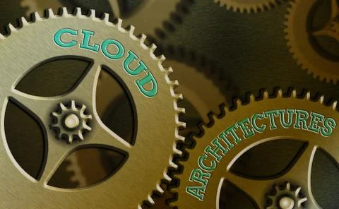 Text sign showing Cloud Architectures. Conceptual photo Various Engineered 스톡 일러스트