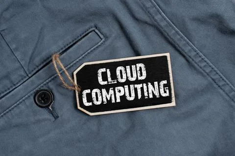 Text sign showing Cloud Computing. Business showcase use a network of remote Stock Photos