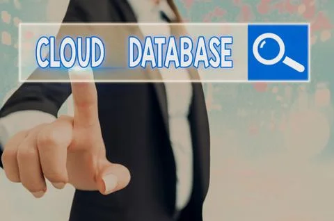 Text sign showing Cloud Database. Conceptual photo optimized or built for a Stock Photos
