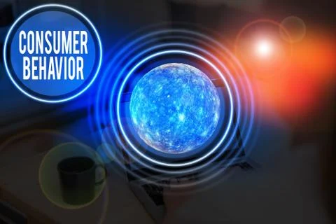 Text sign showing Consumer Behavior. Conceptual photo study of how individual Stock Photos