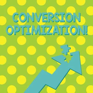 Text sign showing Conversion Optimization. Conceptual photo system increasing Stock Illustration