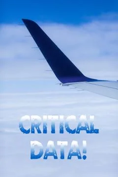 Text sign showing Critical Data. Conceptual photo elements of business processes 스톡 사진