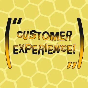 Text sign showing Customer Experience. Conceptual photo product of an Stock Illustration