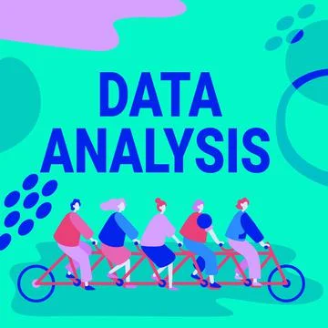 Text sign showing Data Analysis. Business concept Translate numbers to Stock Illustration