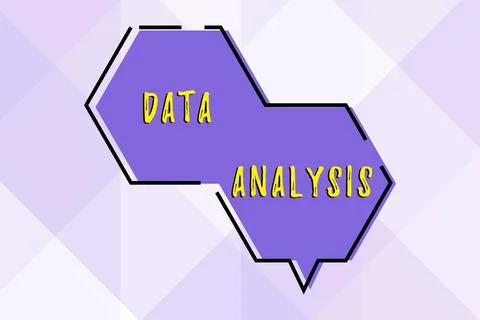 Text sign showing Data Analysis. Business showcase Translate numbers to Stockillustratie