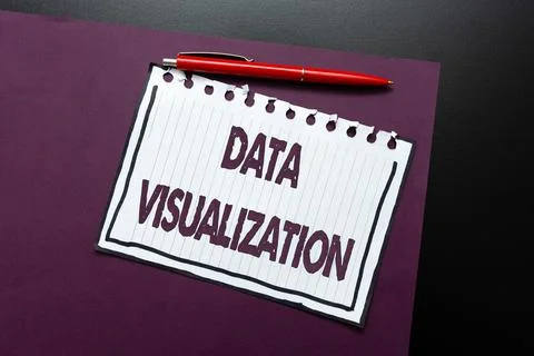 Text sign showing Data Visualization. Internet Concept representation of Stock Photos