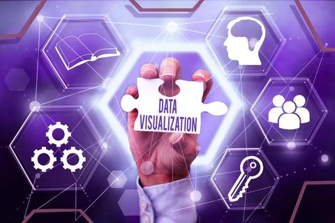 Text sign showing Data Visualization. Business concept representation of Stock Photos