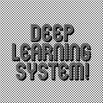 Text sign showing Deep Learning System. Conceptual photo collection of 스톡 일러스트