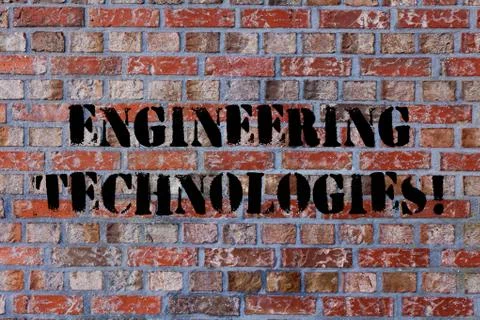 Text sign showing Engineering Technologies. Conceptual photo application of s 스톡 사진