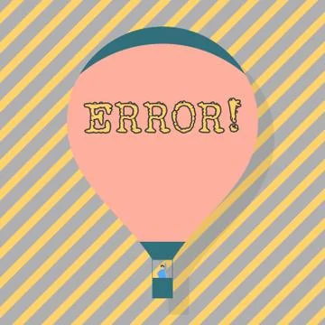 Text sign showing Error. Conceptual photo state or condition of being wrong in イラスト素材