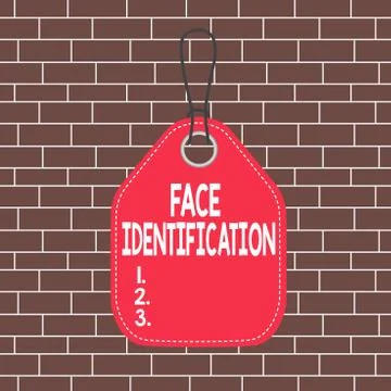 Text sign showing Face Identification. Conceptual photo analyzing patterns based Stock Illustration