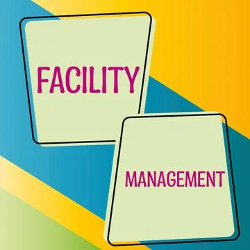 Text sign showing Facility Management. Word Written on Understanding Monetary Stock Illustration