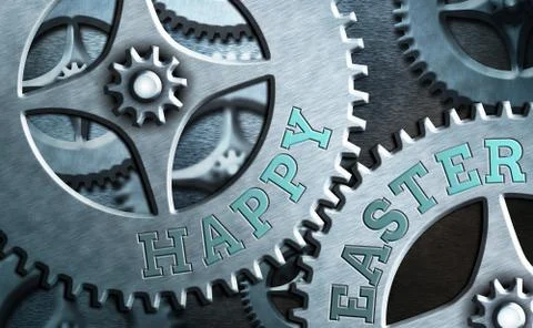 Text sign showing Happy Easter. Conceptual photo a celebration of the Illustration