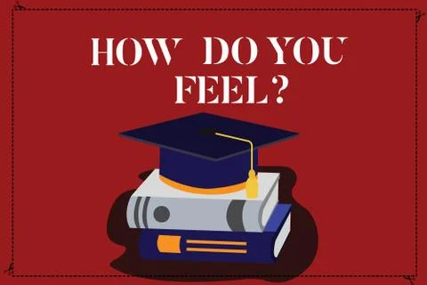 Text sign showing How Do You Feelquestion. Conceptual photo Tell us your Illustrazione stock