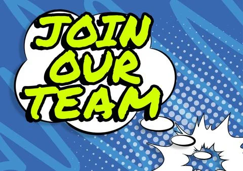 Text sign showing Join Our Team. Internet Concept Allied Associate Work with us Stock Illustration