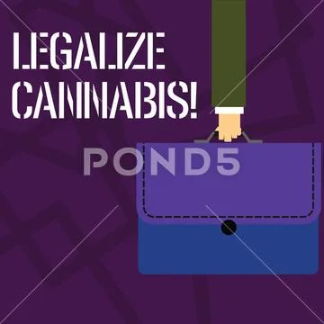 Text sign showing Legalize Cannabis. Conceptual photo law which legalized Stock Illustration