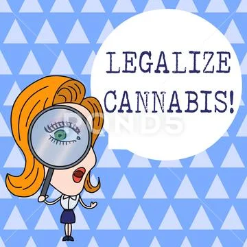 Text sign showing Legalize Cannabis. Conceptual photo law which legalized Stock Illustration