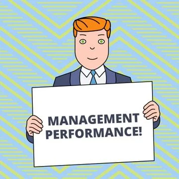 Text sign showing Management Perforanalysisce. Conceptual photo feedback on 스톡 일러스트