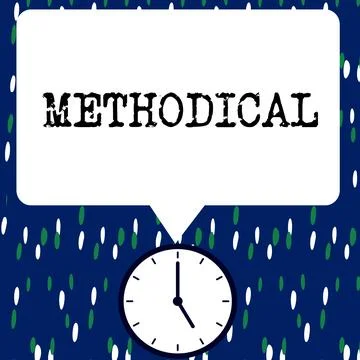 Text sign showing Methodical. Business approach System of Methods used in a Stock Illustration