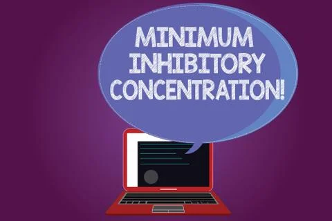Text sign showing Minimum Inhibitory Concentration. Conceptual photo lowest Stock Illustration