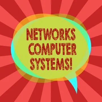 Text sign showing Networks Computer Systems. Conceptual photo Devices link Stock-Illustration