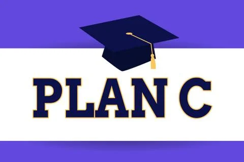 Text sign showing Plan C. Conceptual photo ones last Backup strategy detailed Illustrazione stock