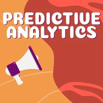 Text sign showing Predictive Analytics. Conceptual photo Optimize Collection イラスト素材