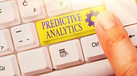 Text sign showing Predictive Analytics. Conceptual photo Optimize Collection 写真素材