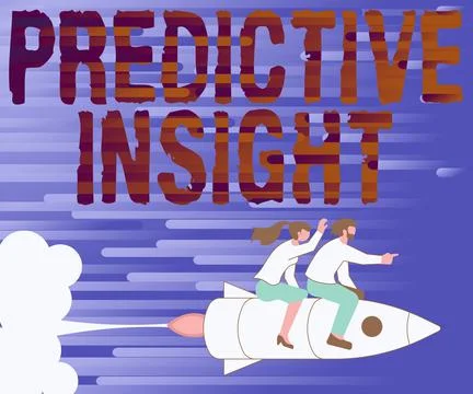 Text sign showing Predictive Insight. Internet Concept Proactive Fault Stock Illustration