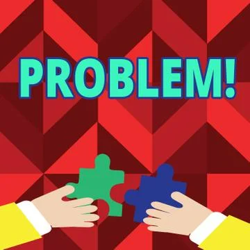 Text sign showing Problem. Conceptual photo Trouble that need to be solved Illustrazione stock